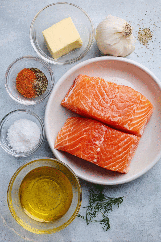 Air Fryer Salmon Ingredients