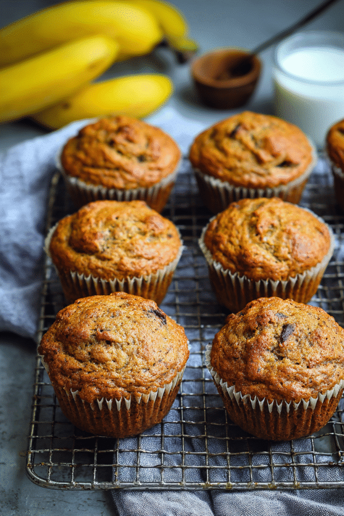 banana bread muffin recipe