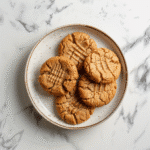 Flourless Peanut Butter Cookies (4 Ingredients, Gluten-Free, Ready in 15 Minutes) 9 flourless peanut butter cookies