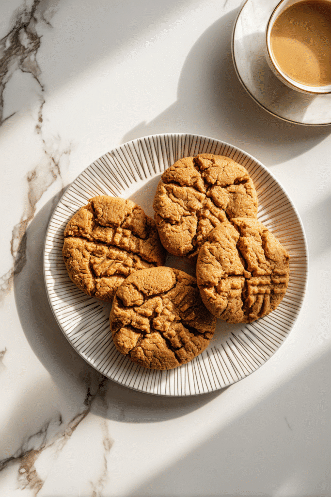 Flourless Peanut Butter Cookies (4 Ingredients, Gluten-Free, Ready in 15 Minutes) 8 flourless peanut butter cookies