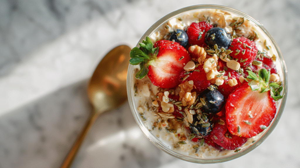 high protein overnight oats