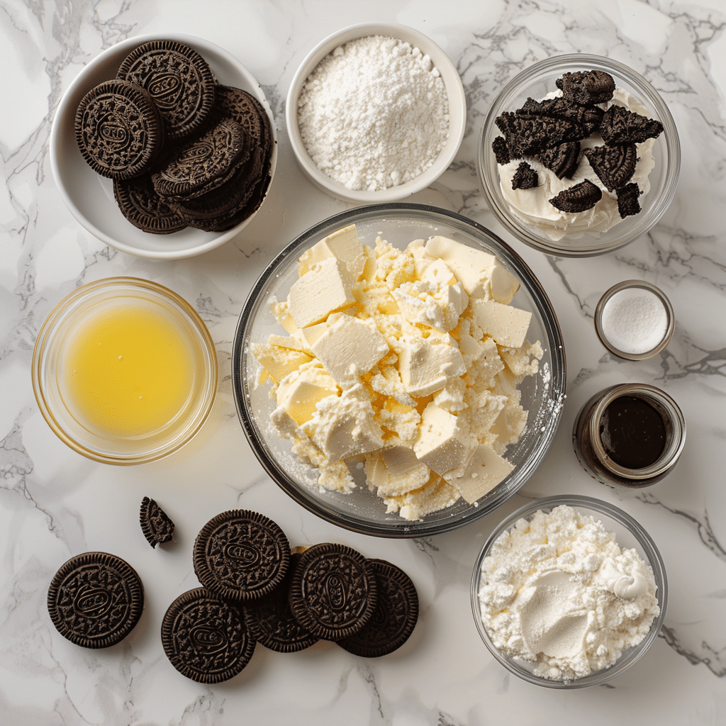no bake oreo cheesecake ingredient
